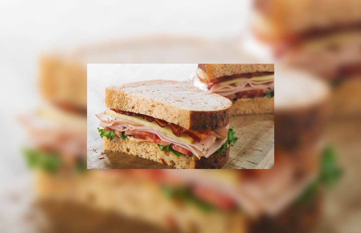 Panera Bread Sierra Turkey On Focaccia With Asiago Cheese Bread Poster